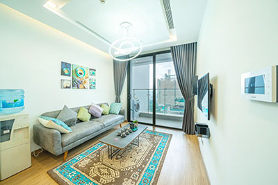 Cho thuê căn hộ 1 phòng ngủ đẹp, view thành phố Hà Nội, tại tòa nhà M1 Vinhomes Metropolis