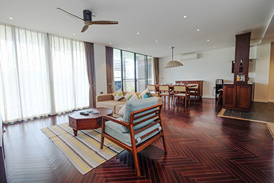 Cho thuê Căn hộ dịch vụ 4 phòng ngủ phong cách Indochine tại Hoàn Kiếm.