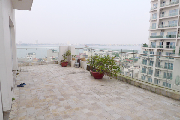 Golden West Lake Hanoi | Duplex Apartment has 250 m2 living area, large terrace for rent