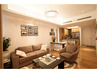 Indochina Plaza Hanoi beautiful 2 bedroom apartment on 10 Floor for rent
