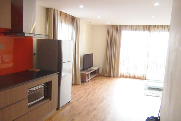 Studio apartment for rent in Tay Ho Hanoi, modern style, bright & airy