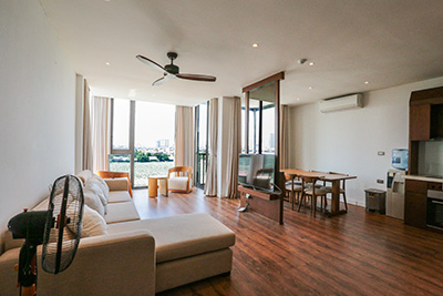 Cho thuê căn hộ parorama view Hồ Tây, cao cấp, 03 phòng ngủ, 150m2 tại quận Tây Hồ