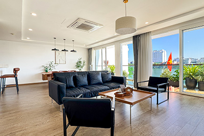 3-Bed Apartment For Rent 130m² in Quang An With Lake View, New Furnished