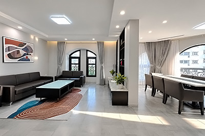 3-Bedroom 120m² Apartment for Rent on Nguyen Van Huyen, Cau Giay . Natural Light