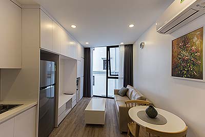 Adorable 01BR apartment for rent on To Ngoc Van St, balcony in the bedroom 
