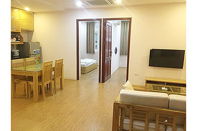 Cho thuê căn hộ dịch vụ 2 phòng ngủ tại Giảng Võ, Ba Đình, đủ nội thất