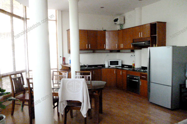 Apartment in Truc Bach, Duplex apartment on top floor, large terrace 5