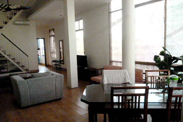 Apartment in Truc Bach, Duplex apartment on top floor, large terrace 7