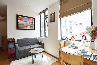 Awesome 01BR serviced apartment near Lotte Tower on Linh Lang St