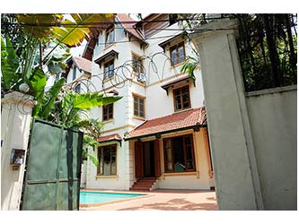 Big Villa for rent at To Ngoc Van, Large Garden and Swimming Pool 