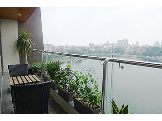 Lake View, Spacious Duplex Penthouse in Hai Ba Trung, large Balcony