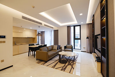 Cho thuê căn hộ một phòng ngủ, siêu cao cấp, siêu hiện đại tại quận Ba Đình, Hà Nội