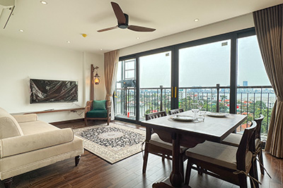 Brand-New High-Floor Apartment with West Lake View in a Quiet Alley on Từ Hoa Street
