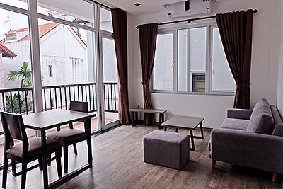 Brand-new serviced apartment in quiet alley, Tay Ho District