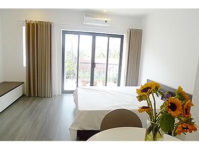 Brand-new studio serviced apartment for rent in Tay Ho District