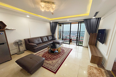 Bright 2 bedroom apartment with good view for rent in Tay Ho 