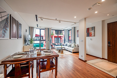 Bright and cozy 3-bedroom duplex apartment looking to Westlake on Tu Hoa