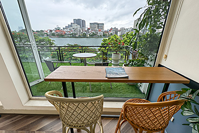 Charming 2-Bedroom Apartment in Tay Ho with Stunning Lake Views on Tu Hoa street