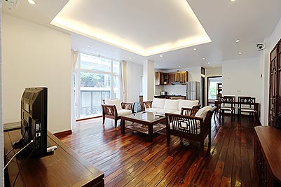 Charming 2-bedroom apartment on Nam Trang Street, Truc Bach