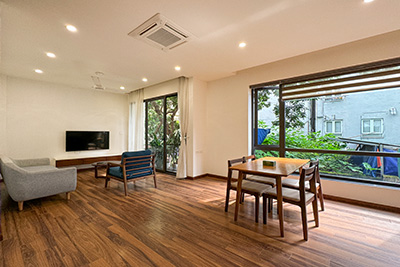 Charming 2-Bedroom Serviced Apartment for Rent in Tay Ho, Dang Thai Mai street