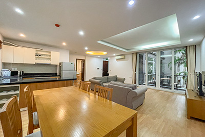 Charming 3 Bedroom apartment Rental in Tay Ho (Westlake), large balcony