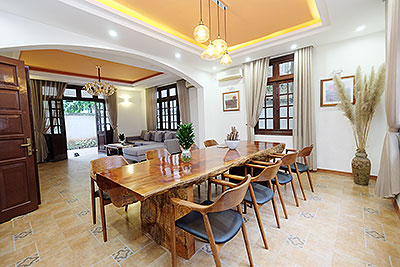 Charming 3 bedroom house with surrounding courtyard on Xuan Dieu