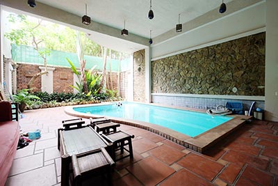  Charming house with Pool and front yard on To Ngoc Van