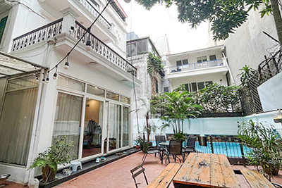 Charming House with Swimming Pool for Rent in the Heart of Tay Ho, Hanoi