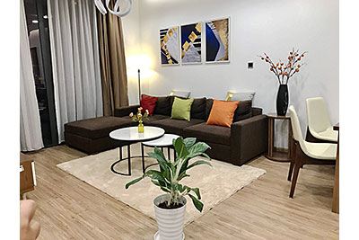 Colorfully decorated apartment with 2 beds in Vinhomes Metropolis