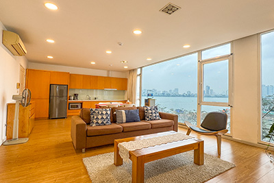 Cozy 2-Bedroom Apartment with Stunning West Lake View – Fully Furnished