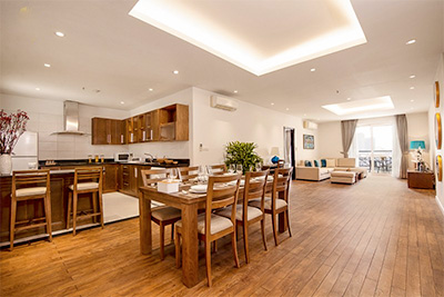 Deluxe 105sqm One-Bedroom Apartment for Rent at Atlanta, Hanoi Central