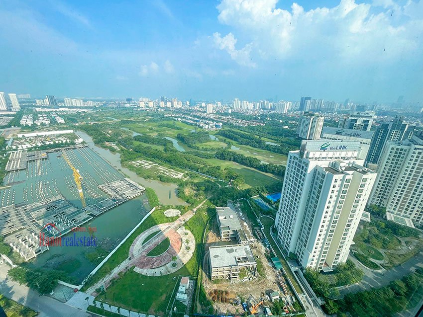 Duplex apartment with 5 bedrooms in Sunshine City complex, golf course view - Ciputra 5