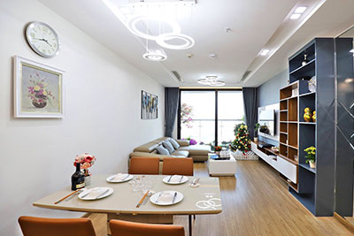Cho thuê căn hộ 3 phòng ngủ, hiện đại, sang trọng tại tòa M2 Vinhomes Metropolis, Hà Nội