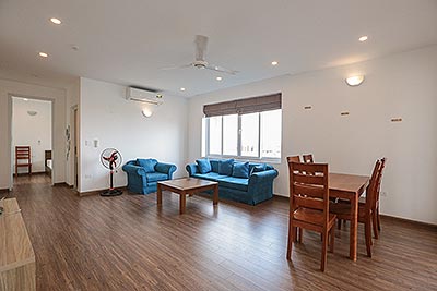 Cho thuê căn hộ 02 phòng ngủ, 120m2, rộng, giá rẻ, nhiều ánh sáng, tại đường Đặng Thai Mai