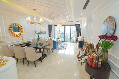 Cho thuê căn hộ 146m2, cao cấp, hiện đại, sang trọng tại tòa nhà Tân Hoàng Minh Xuân Diệu