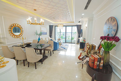 Cho thuê căn hộ 146m2, cao cấp, hiện đại, sang trọng tại tòa nhà Tân Hoàng Minh Xuân Diệu