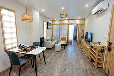 For rent : beautiful and modern 1- bedroom apartment in Nui Truc Ba Dinh, Ha Noi