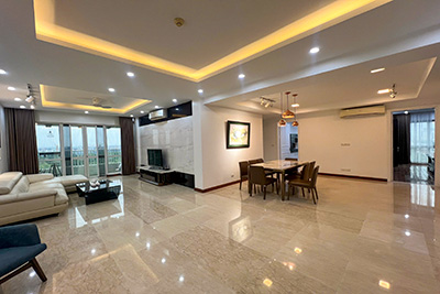 Cho Thuê Căn Hộ Rộng 182m² Với 4 Phòng Ngủ Và View Sân Golf Tại P1 Ciputra, Hà Nội