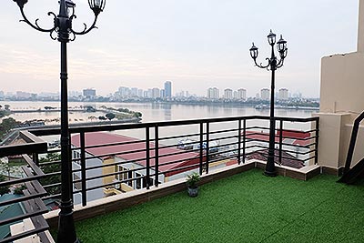 Fully furnished, Serviced apartment at To Ngoc Van, large balcony