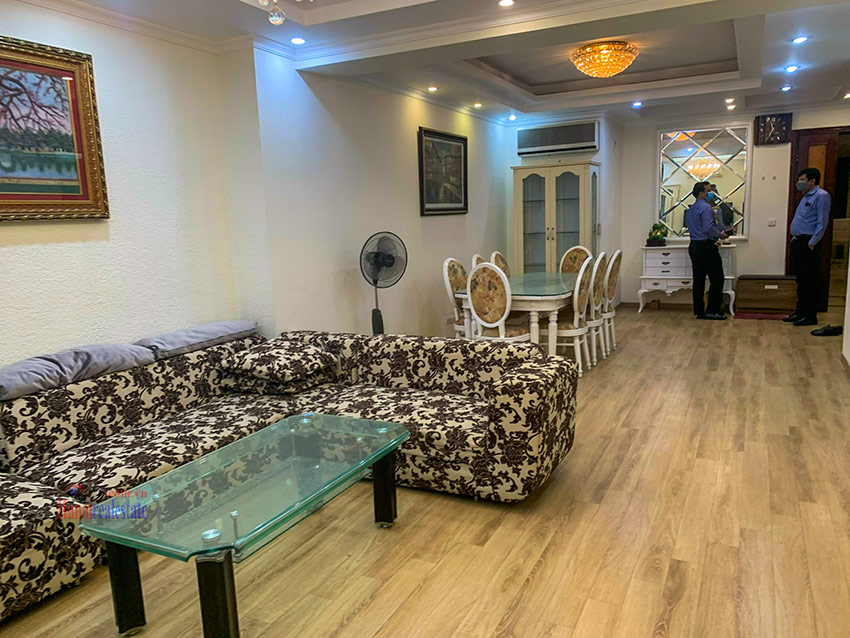 Good condition 3-bedroom apartment on high floor of E4 Ciputra 2