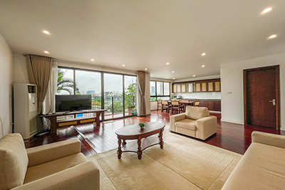 High floor 3 bedroom Apartment with lake view for Rent in Tay Ho