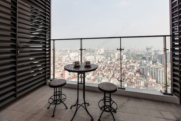 Indochina Plaza Hanoi Apartments for rent with outdoor balcony