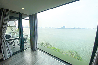 Lake view 2 bedrom apartment for rent in Nguyen Dinh Thi st, Hanoi