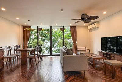 Lake view 3 bedroom Apartment for Rent on Vu Mien, Car access