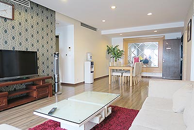 Lakeview Furnished apartment For Rent in Golden Westlake Hanoi, 3 bedrooms