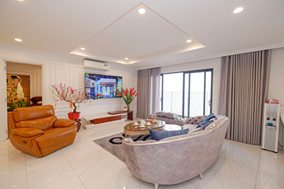 Large 4 bedroom apartment with luxurious design in Kosmo Tay Ho Hanoi