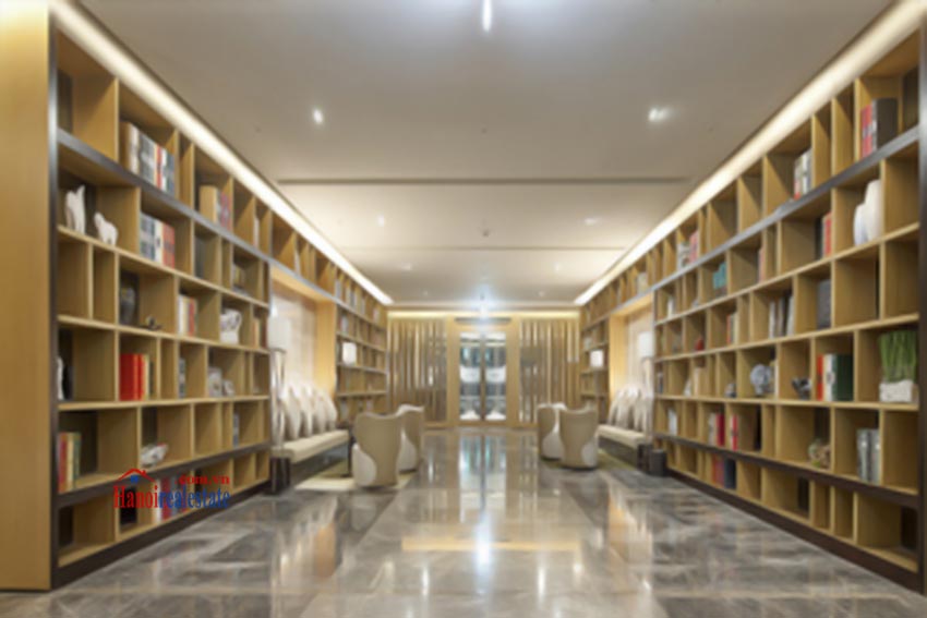 Lotte Hanoi - Serviced Apartments for rent: library