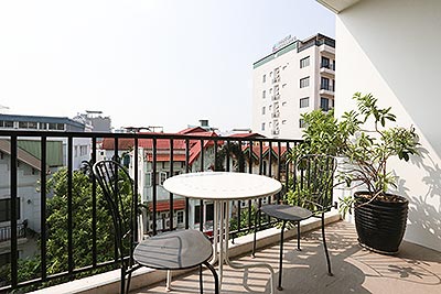 High Floor - Lovely Balcony 02 Bedroom Apartment on To Ngoc Van, Tay Ho