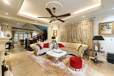 Luxurious Neoclassical Villa for Rent in Ciputra T1: 4BR with Private Pickleball Court