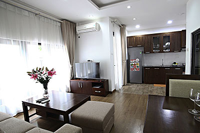 Luxurious serviced 01BR apartment for rent in Cau Giay, close to Keangnam